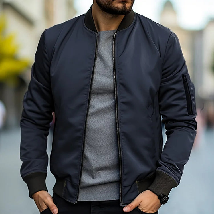 Harold Sommer Bomber Jacket - Lekka - Stylowa - Komfortowa - Idealna na Każdą Porę