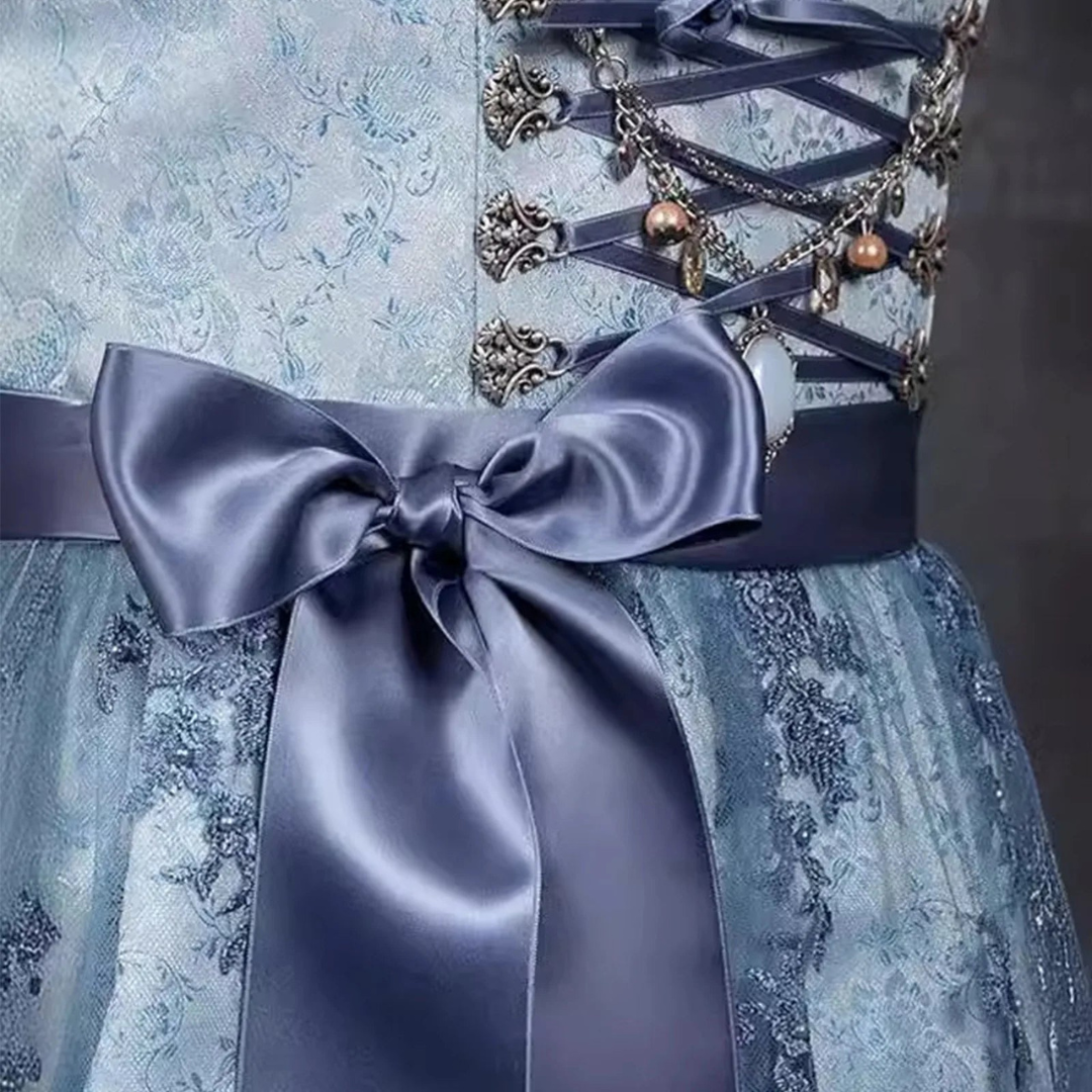 Sukienka Dirndl dla kobiet - Miękki materiał - Tradycyjny strój Oktoberfest