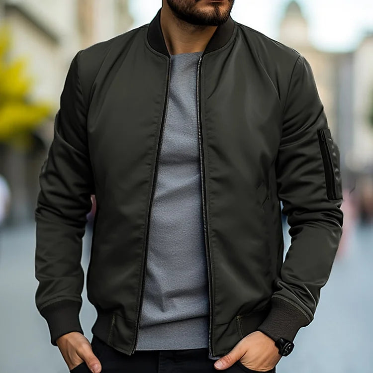 Harold Sommer Bomber Jacket - Lekka - Stylowa - Komfortowa - Idealna na Każdą Porę