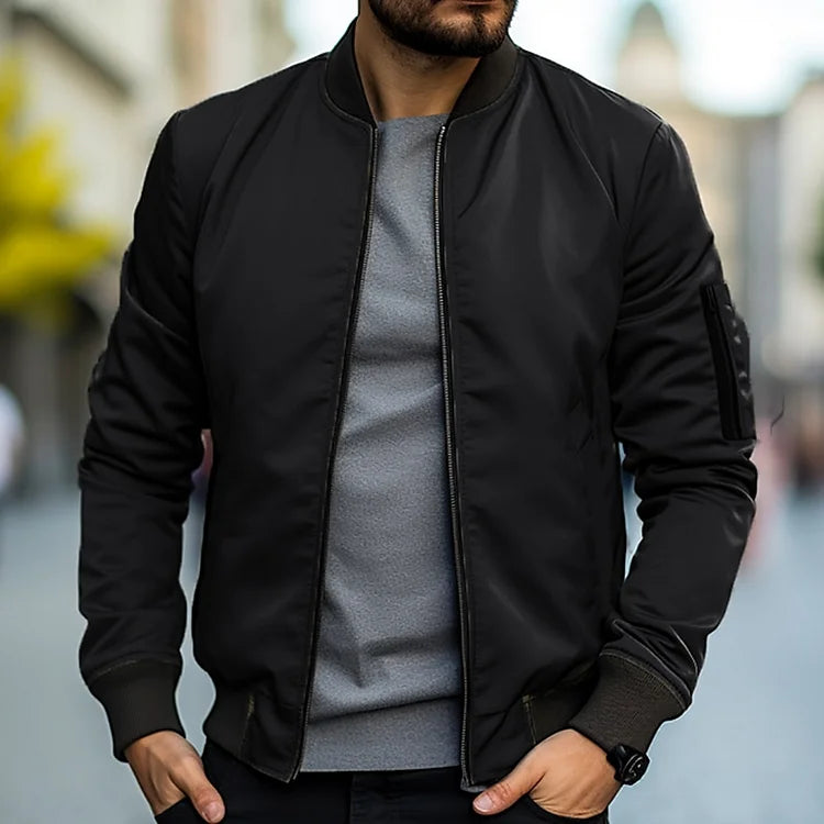 Harold Sommer Bomber Jacket - Lekka - Stylowa - Komfortowa - Idealna na Każdą Porę