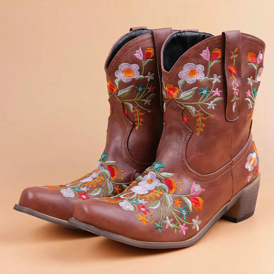 Vintage Cowgirl Botki Odporne na Warunki Atmosferyczne vivano-warszawa