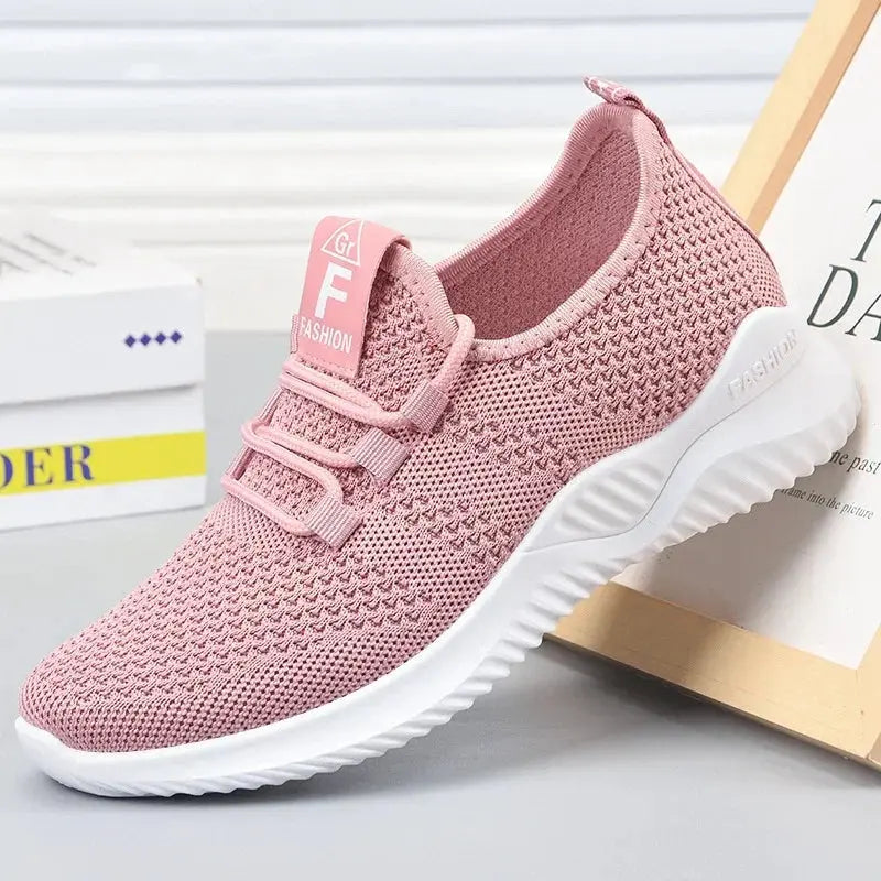 Buty Sportowe Damskie - Miękki Materiał - Styl Chic vivano-warszawa