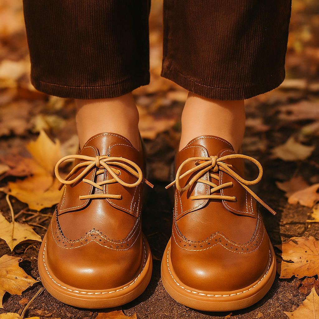 Retro buty Oxford dla kobiet - Model Elsie - Ponadczasowa elegancja