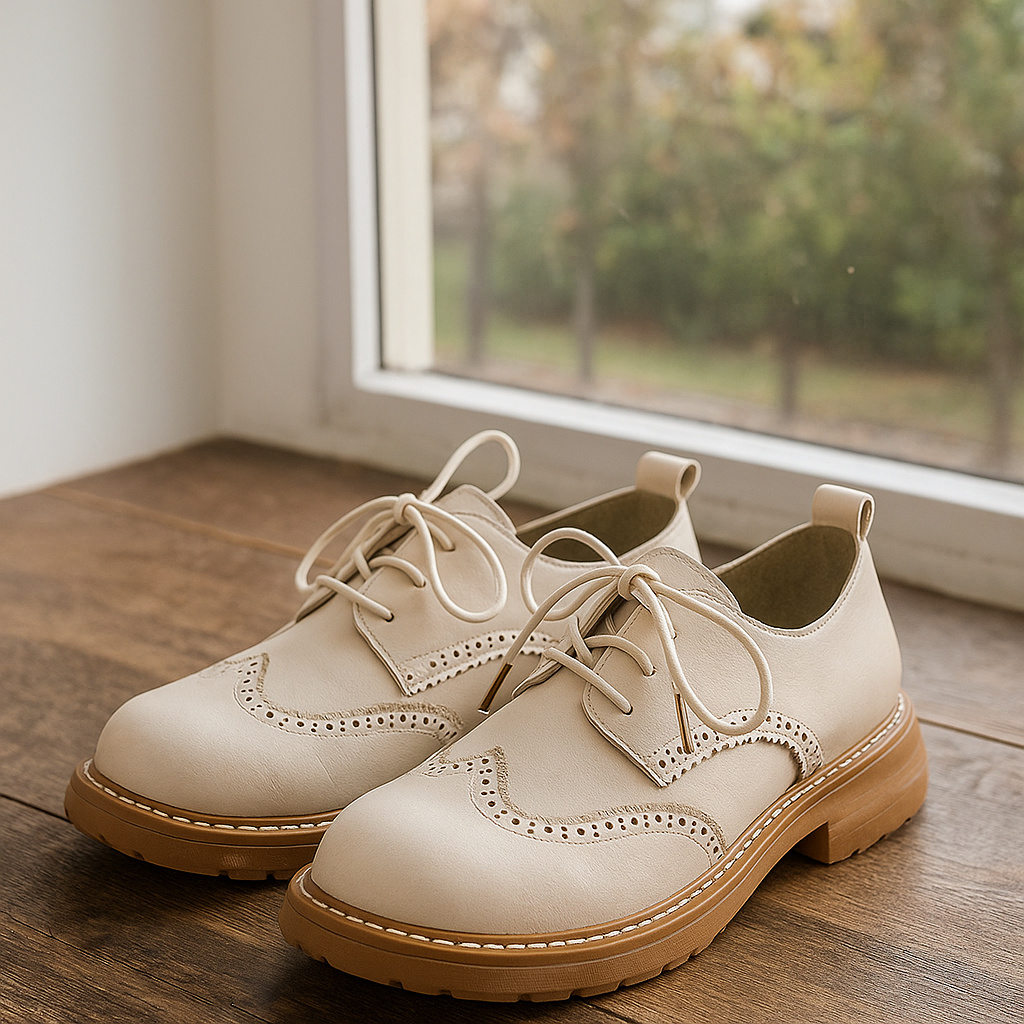Retro buty Oxford dla kobiet - Model Elsie - Ponadczasowa elegancja