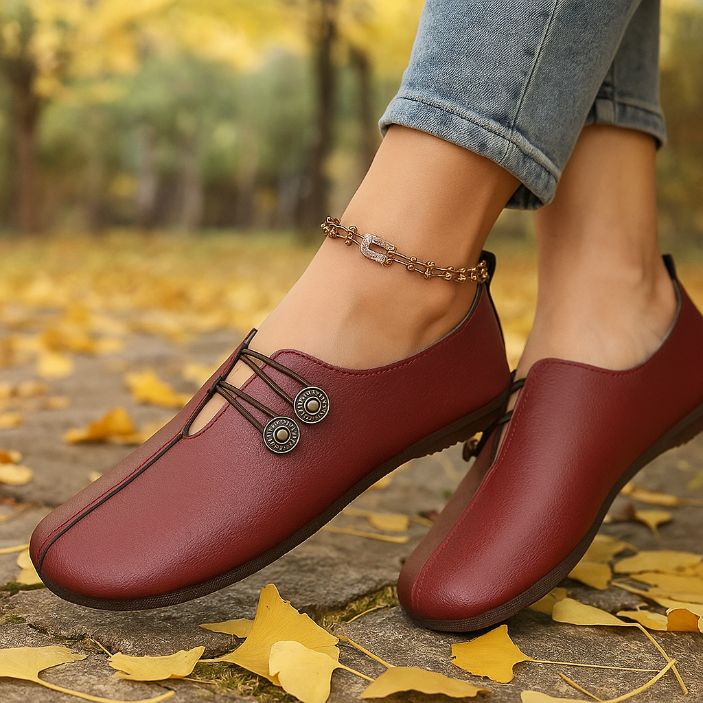 Buty Skórzane Barefoot Elegance