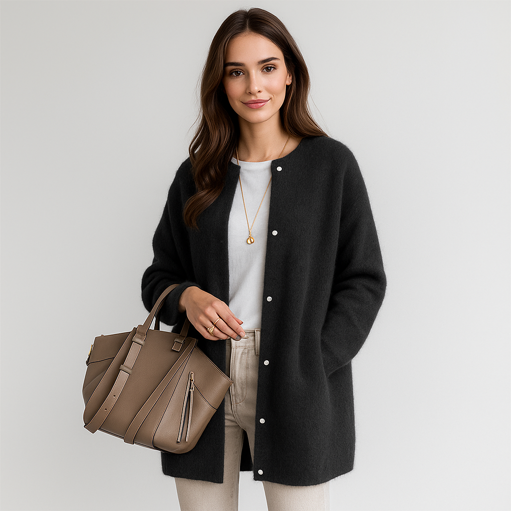 Aubrey Blød Uld Cardigan - Komfortabel - Elegant - Varm