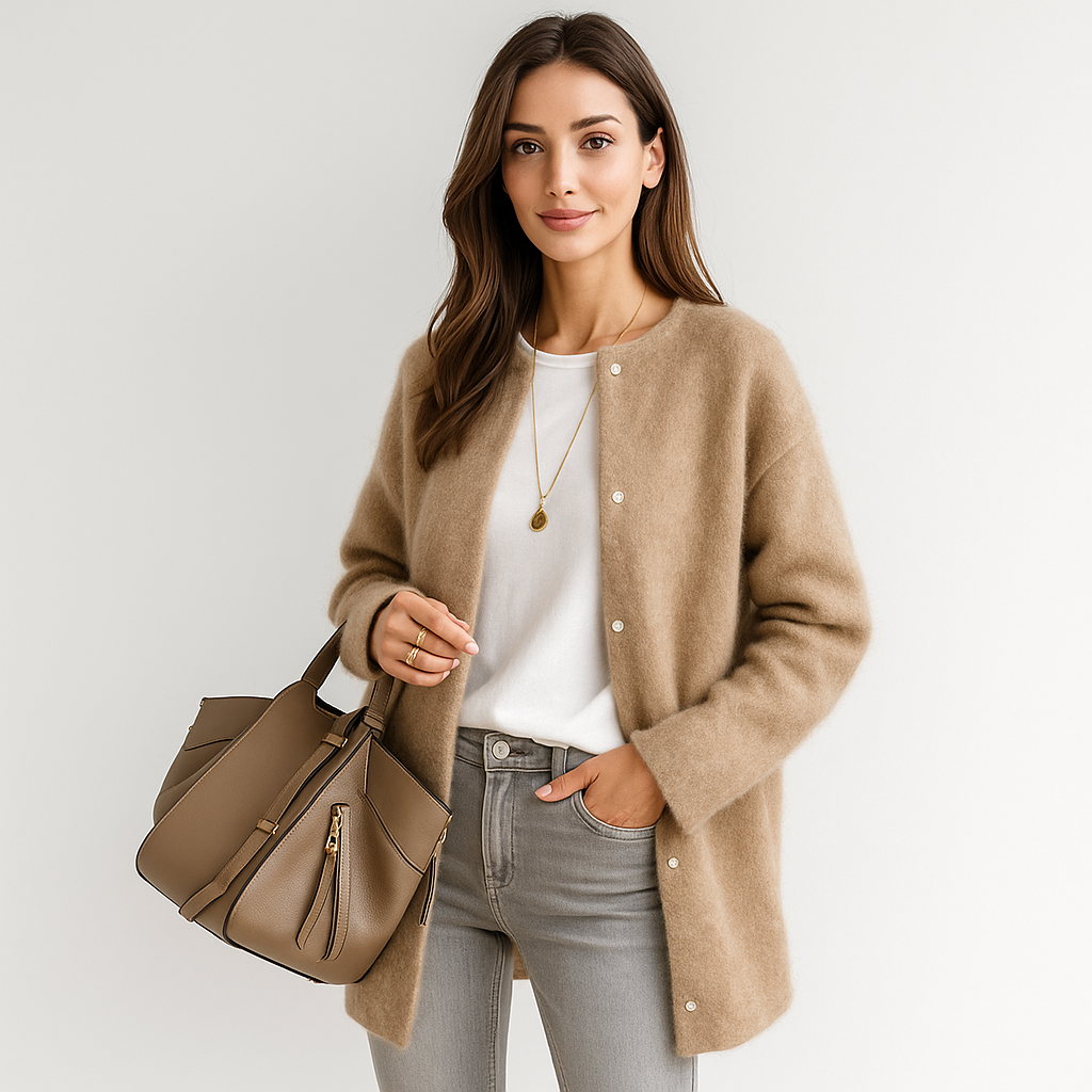 Aubrey Blød Uld Cardigan - Komfortabel - Elegant - Varm