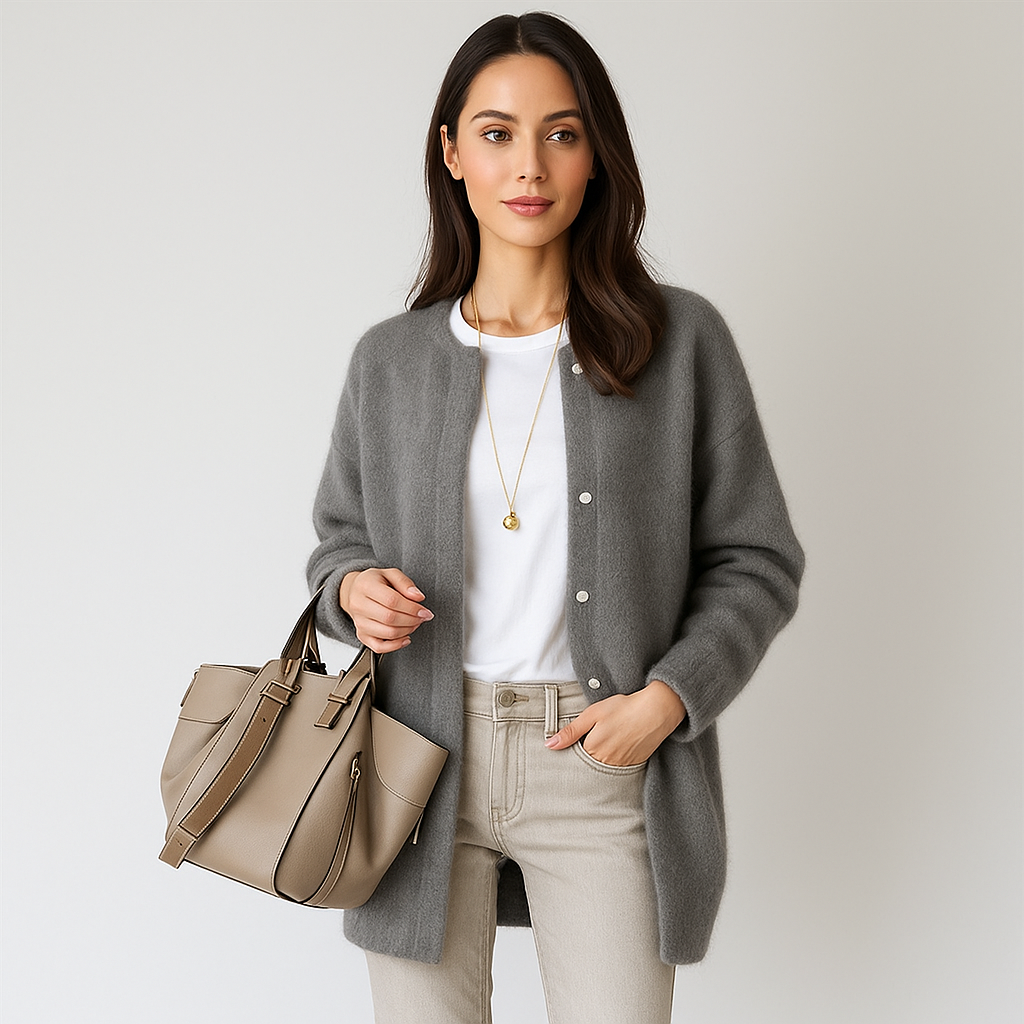 Aubrey Blød Uld Cardigan - Komfortabel - Elegant - Varm