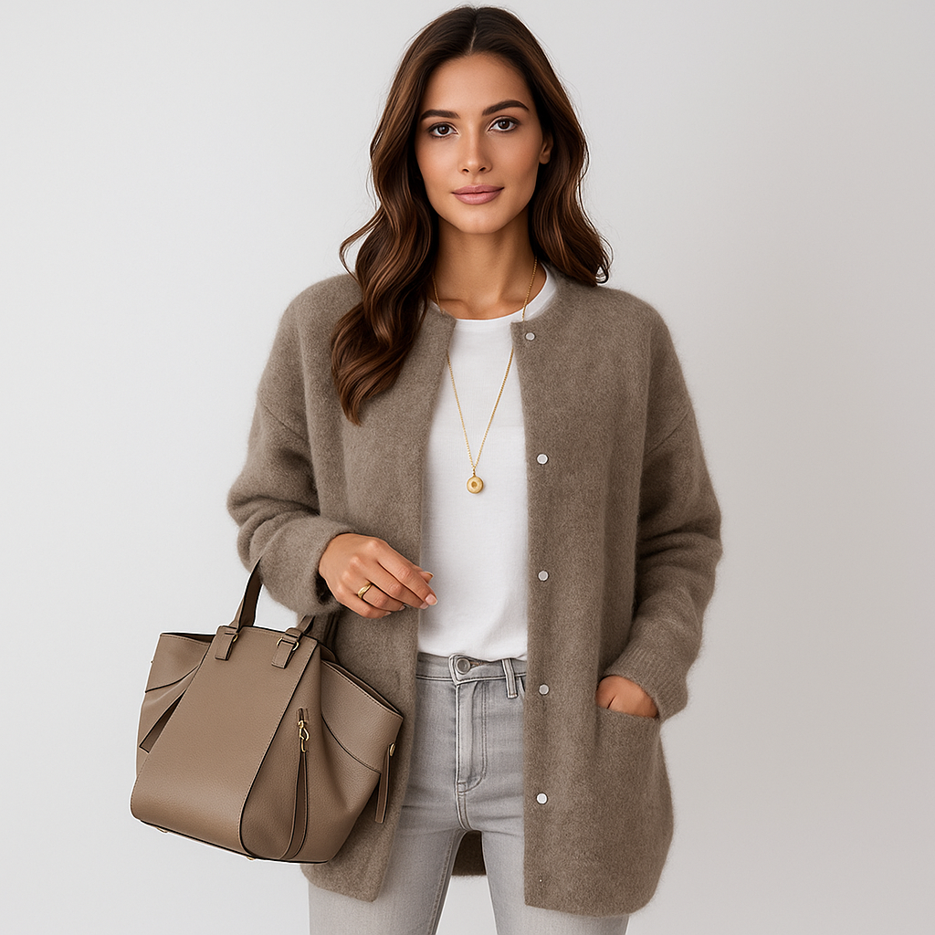 Aubrey Blød Uld Cardigan - Komfortabel - Elegant - Varm