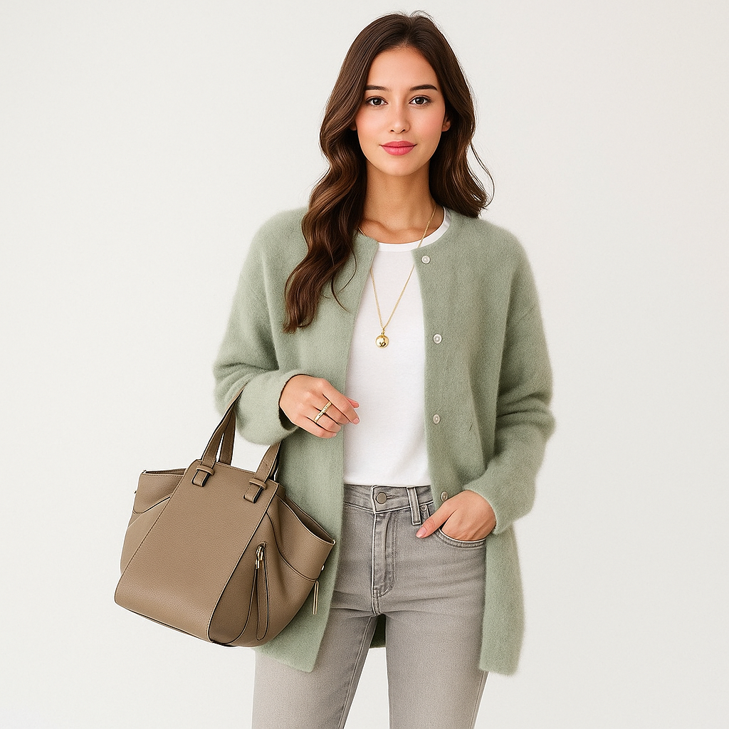 Aubrey Blød Uld Cardigan - Komfortabel - Elegant - Varm