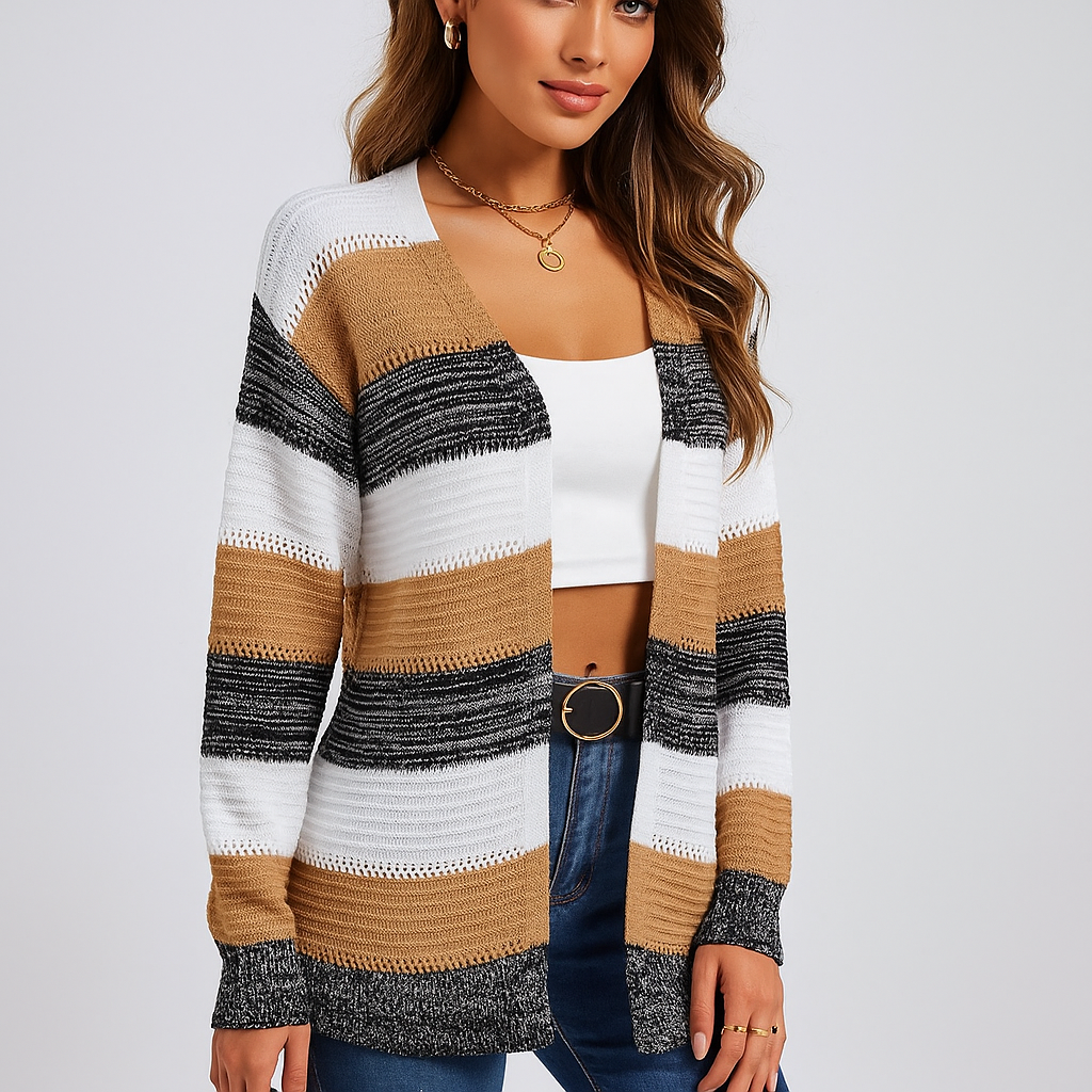 Damski Kardigan - Stylowy Design - Wygodny Komfort