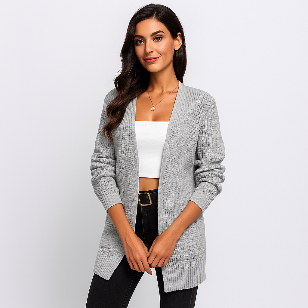 Cardigan - Skutecznie Ogrzewający - Wygodny - Stylowy Design