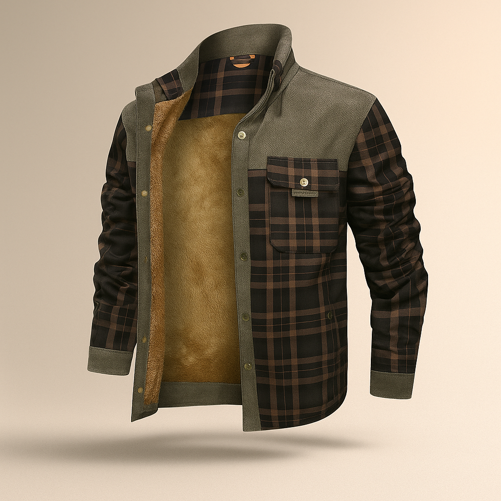 Fôret Flanneljakke Mężczyzn - Ciepły - Wygodny - Stylowy