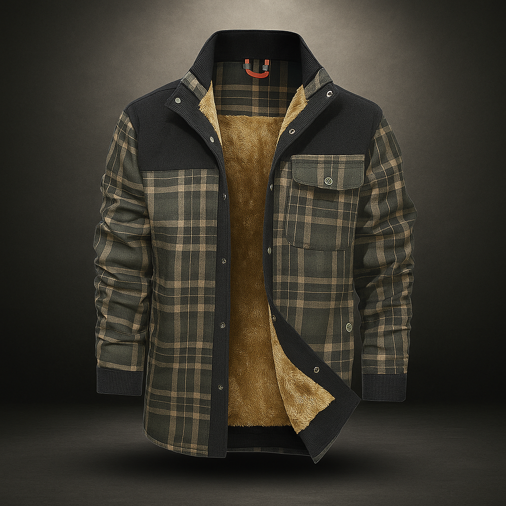 Fôret Flanneljakke Mężczyzn - Ciepły - Wygodny - Stylowy