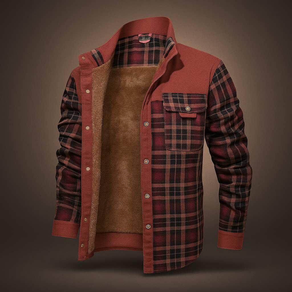 Fôret Flanneljakke Mężczyzn - Ciepły - Wygodny - Stylowy