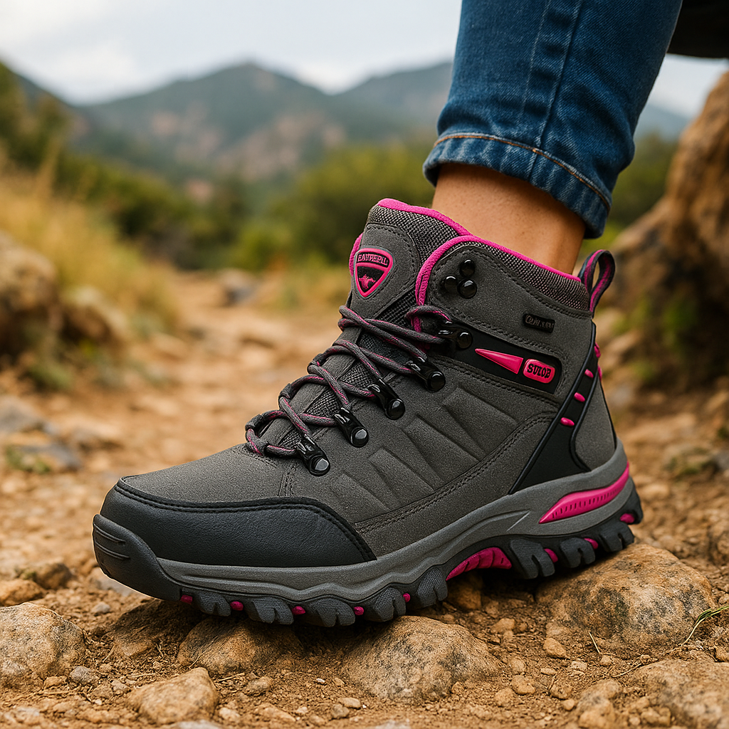 Buty Trekkingowe Wodoodporne Damskie - Wędrówki Górskie