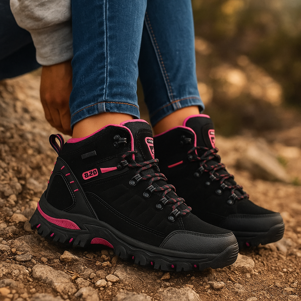 Buty Trekkingowe Wodoodporne Damskie - Wędrówki Górskie