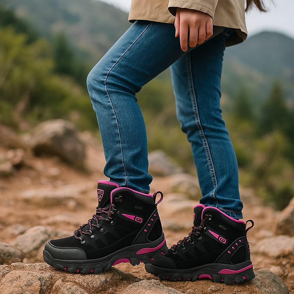 Buty Trekkingowe Wodoodporne Damskie - Wędrówki Górskie