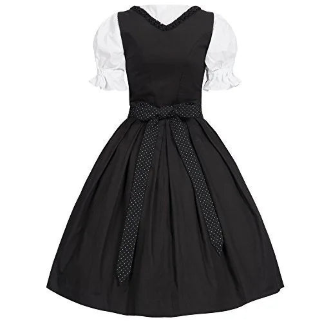 Sukienka Dirndl - Lekki Materiał - Tradycyjny Wygląd Oktoberfest