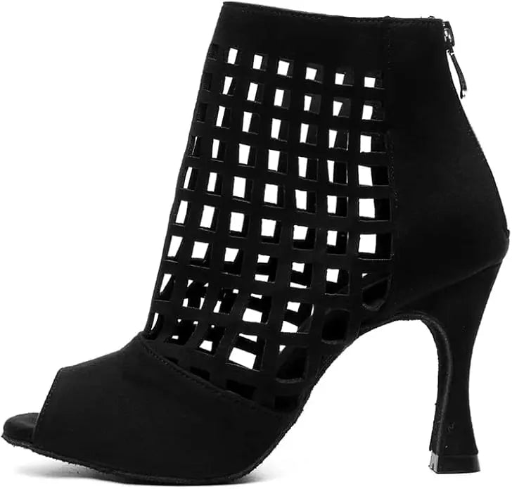 Buty do tańca jazzowego z ekoskóry z obcasami dla kobiet DS vivano-warszawa