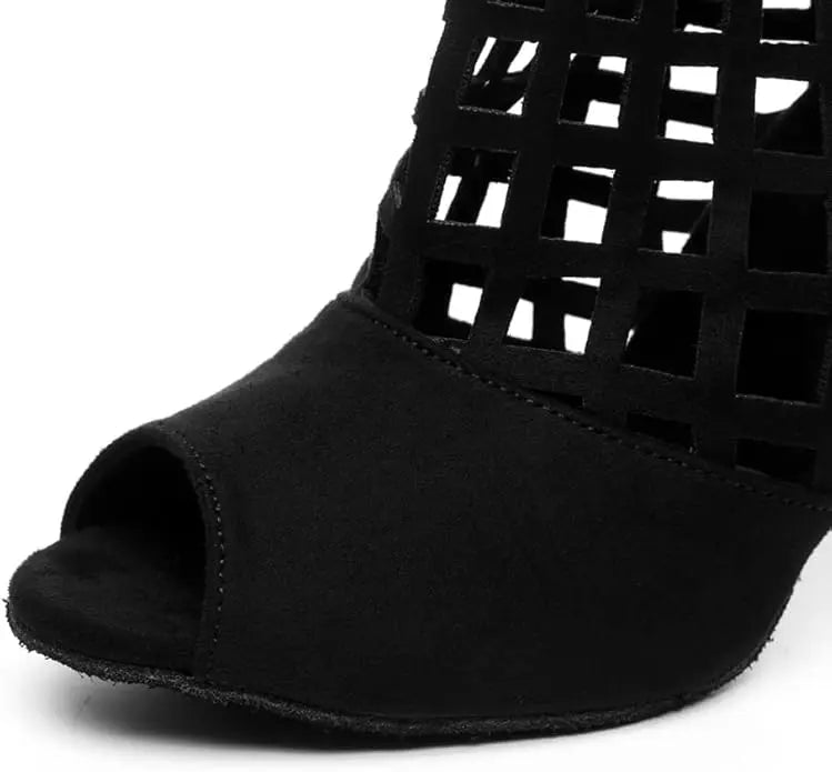 Buty do tańca jazzowego z ekoskóry z obcasami dla kobiet DS vivano-warszawa