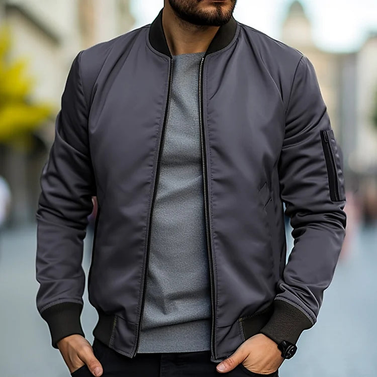 Harold Sommer Bomber Jacket - Lekka - Stylowa - Komfortowa - Idealna na Każdą Porę