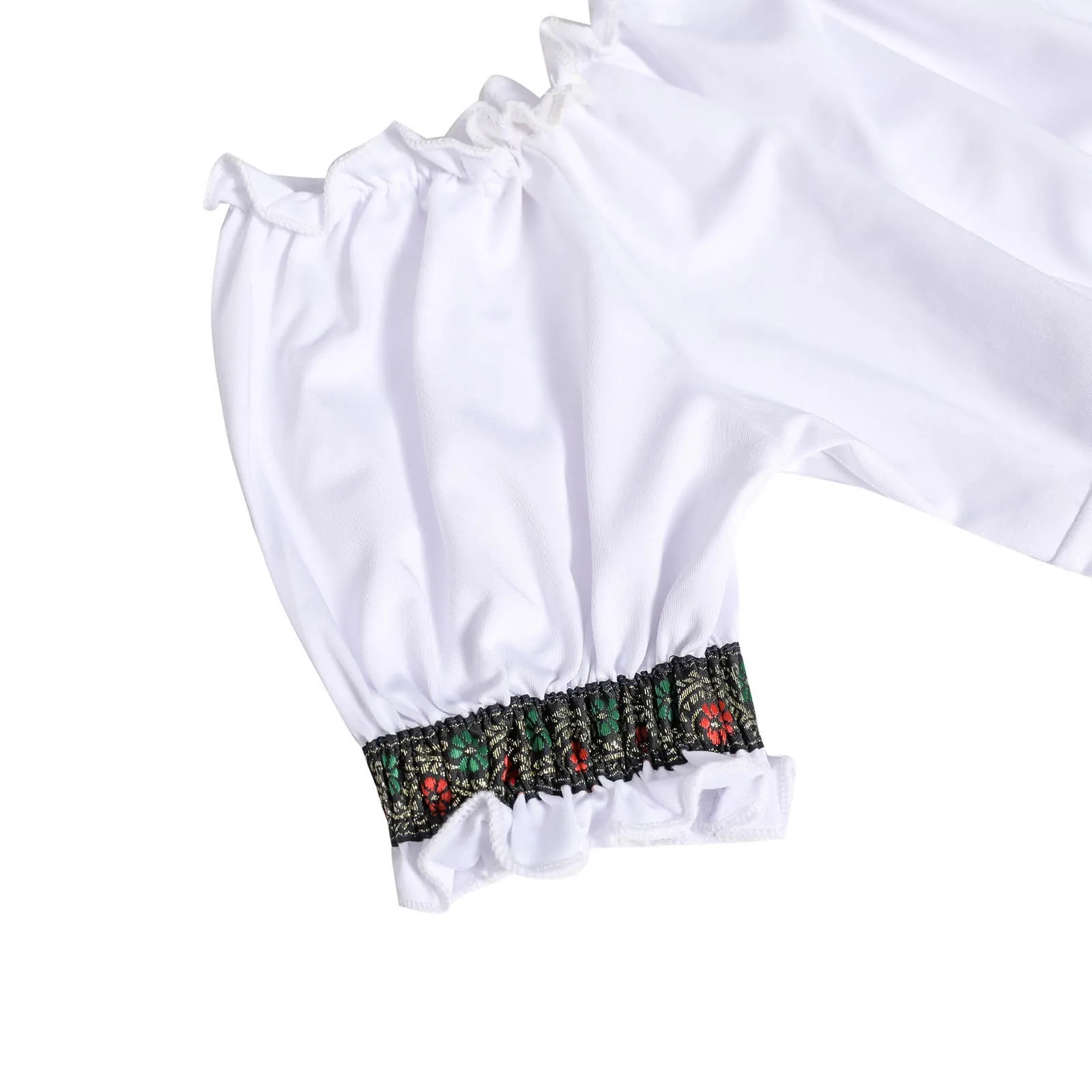 Sukienka Mini Dirndl - Mieszanka materiałów - Idealna na Oktoberfest