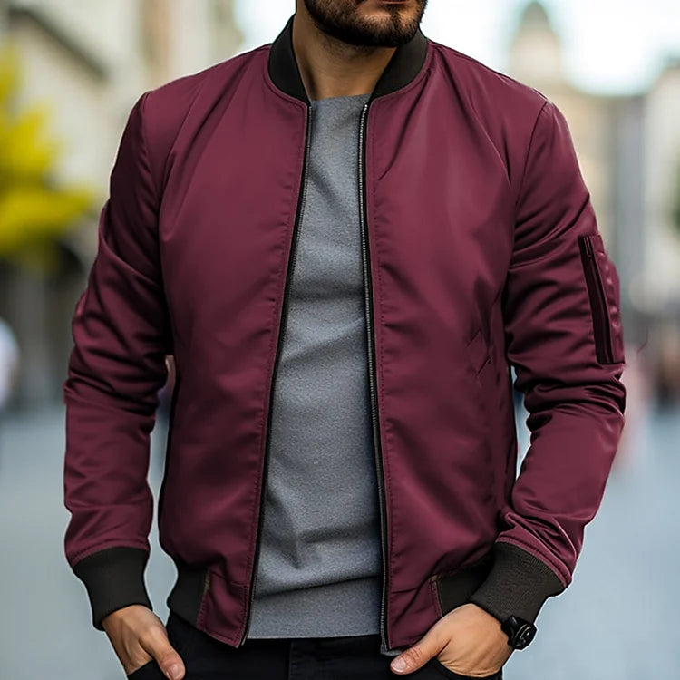 Harold Sommer Bomber Jacket - Lekka - Stylowa - Komfortowa - Idealna na Każdą Porę