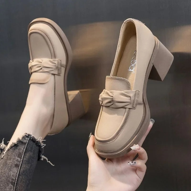 Eleganckie Buty Damskie - Kwadratowy Obcas Seraphina