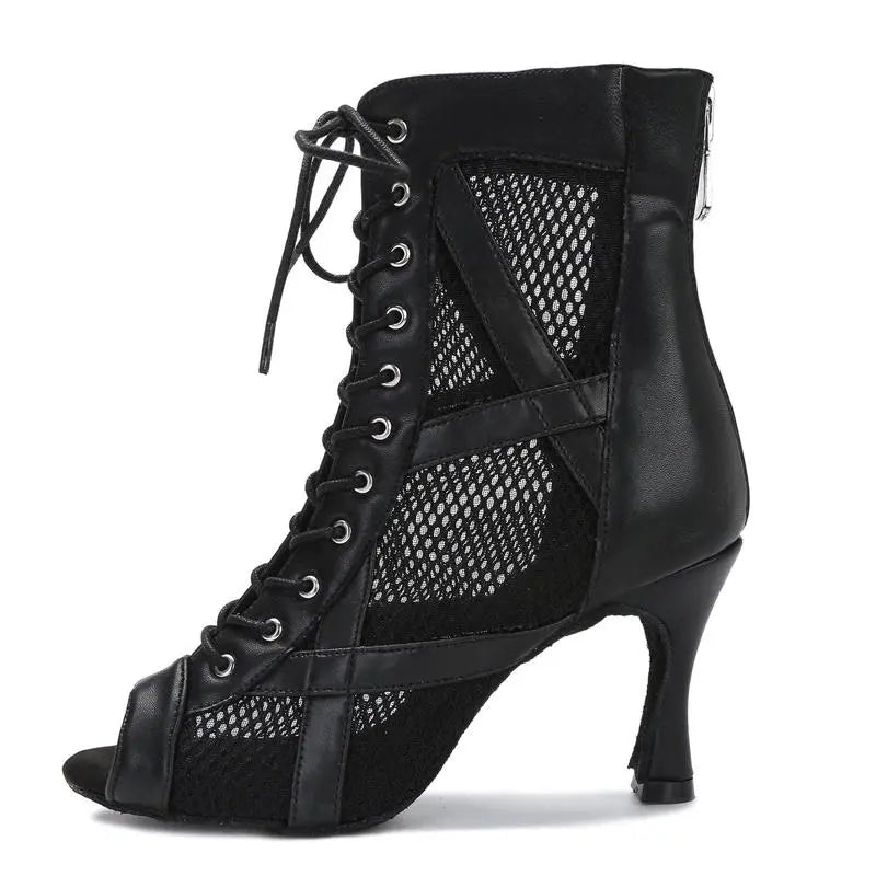 Buty do tańca jazzowego salsa z syntetycznej skóry - Spersonalizowane obcasy vivano-warszawa