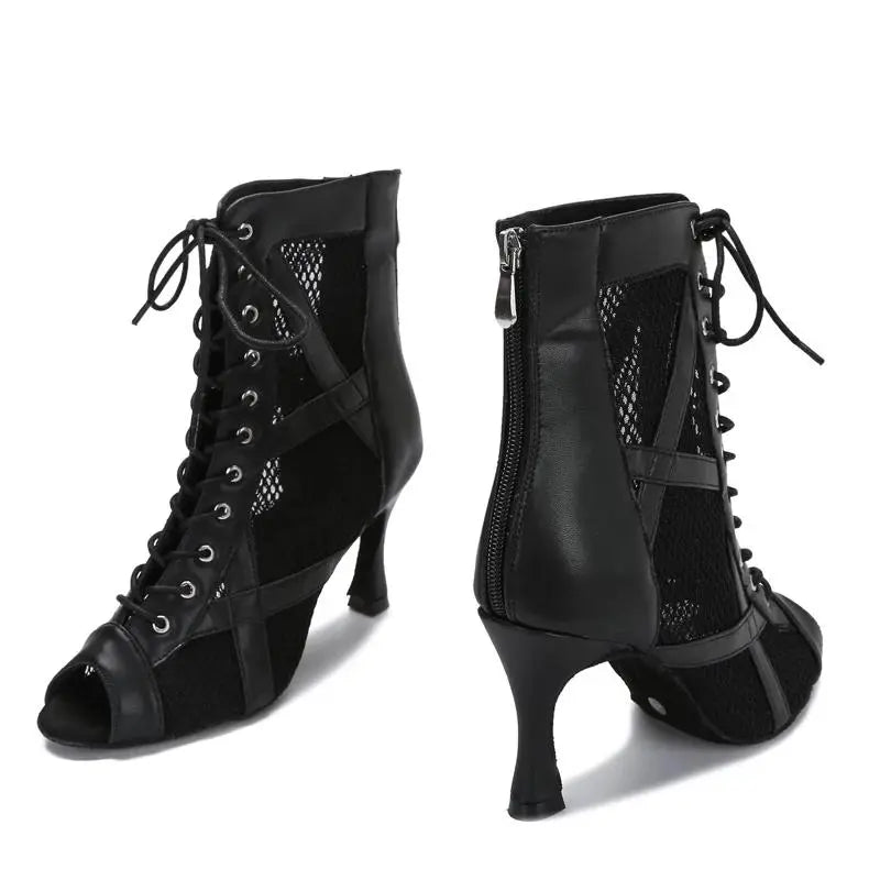 Buty do tańca jazzowego salsa z syntetycznej skóry - Spersonalizowane obcasy vivano-warszawa