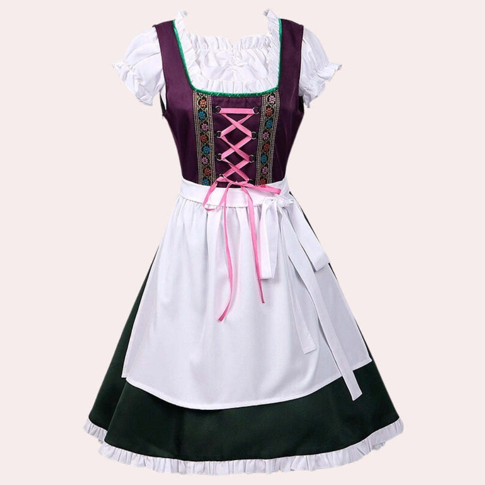 Sukienka Dirndl dla kobiet - Oddychający materiał - Tradycyjny styl Oktoberfest