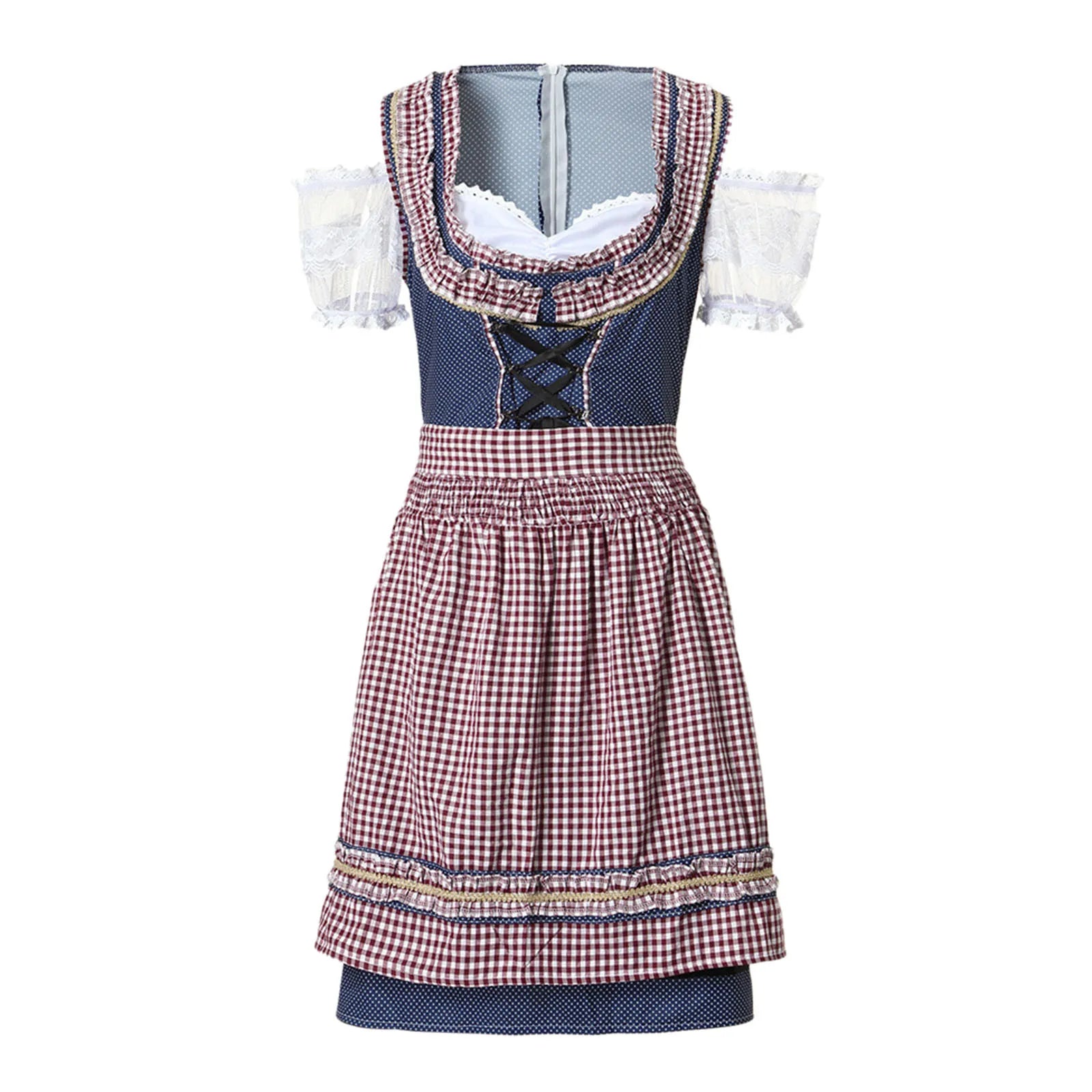 Sukienka Dirndl dla kobiet - Tradycyjny design Oktoberfest - Festywna moda ludowa