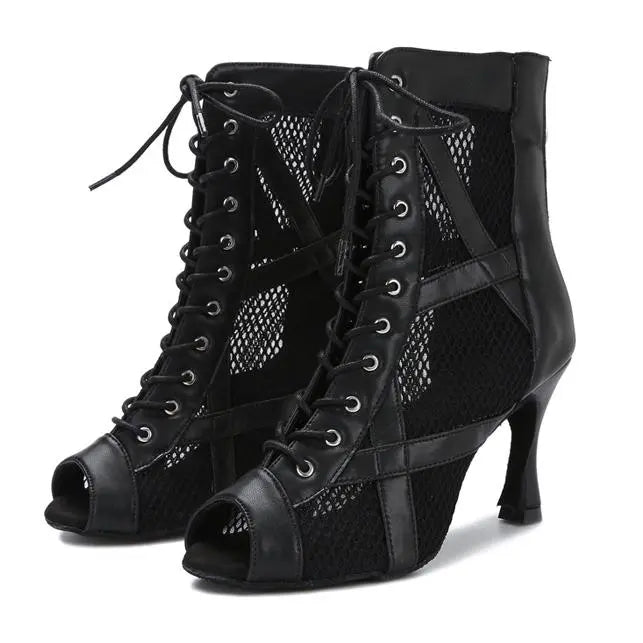 Buty do tańca jazzowego salsa z syntetycznej skóry - Spersonalizowane obcasy vivano-warszawa