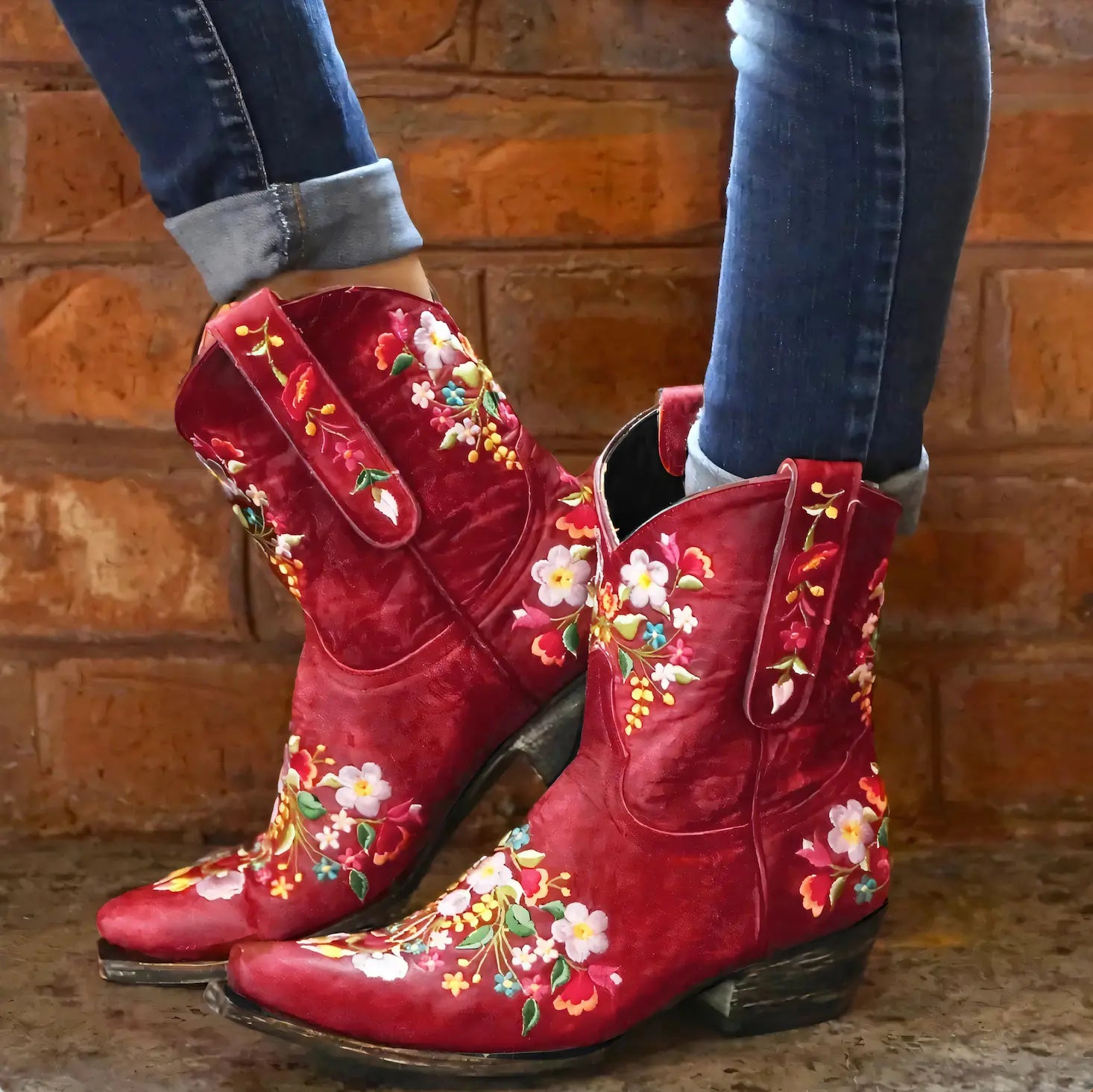 Vintage Cowgirl Botki Odporne na Warunki Atmosferyczne vivano-warszawa