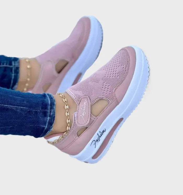 Buty sportowe damskie - gruba podeszwa - rzep vivano-warszawa