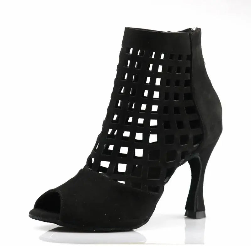 Buty do tańca jazzowego z ekoskóry z obcasami dla kobiet DS vivano-warszawa