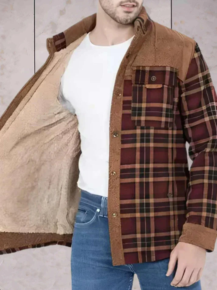 Fôret Flanneljakke Mężczyzn - Ciepły - Wygodny - Stylowy