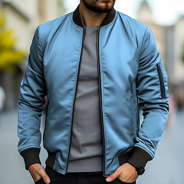 Harold Sommer Bomber Jacket - Lekka - Stylowa - Komfortowa - Idealna na Każdą Porę