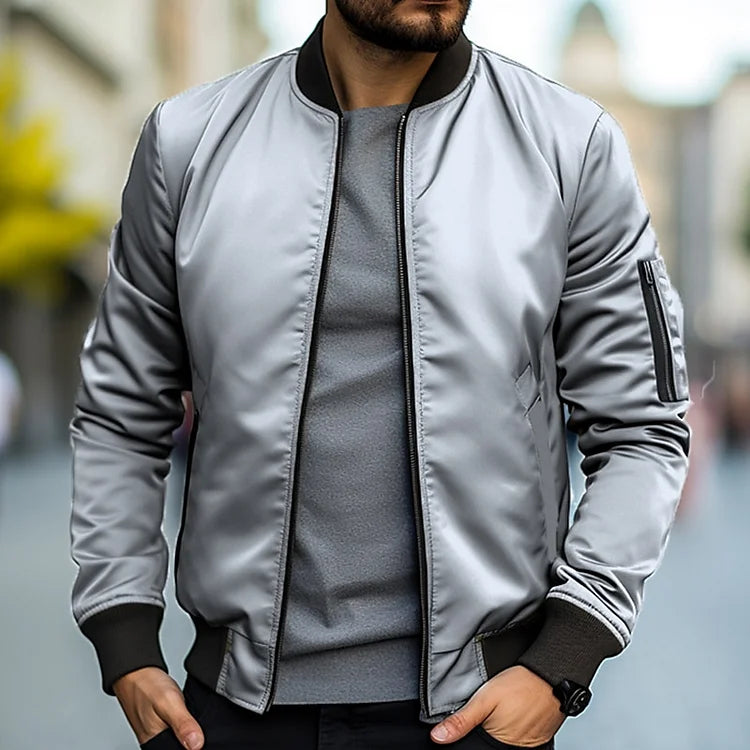 Harold Sommer Bomber Jacket - Lekka - Stylowa - Komfortowa - Idealna na Każdą Porę