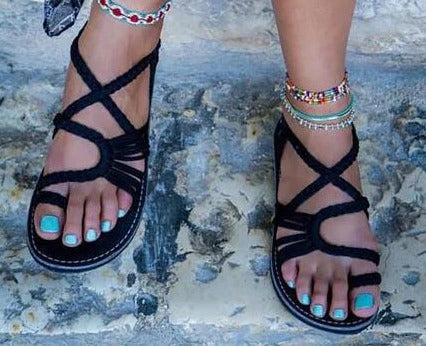 Kolorowe Sandały Plażowe - Wygodne Letnie Buty LISSA