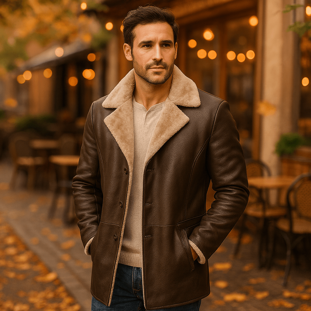 Romeo – elegancki męski płaszcz zimowy - vivano - warszawa