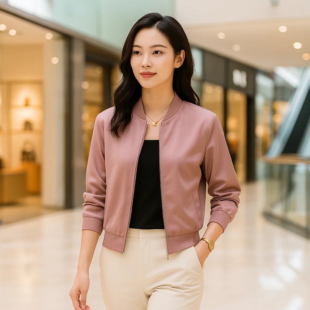 Sukienka Satynowa dla Kobiet – Luźny Krój – Zamek Błyskawiczny – Styl na Cały Rok - vivano - warszawa