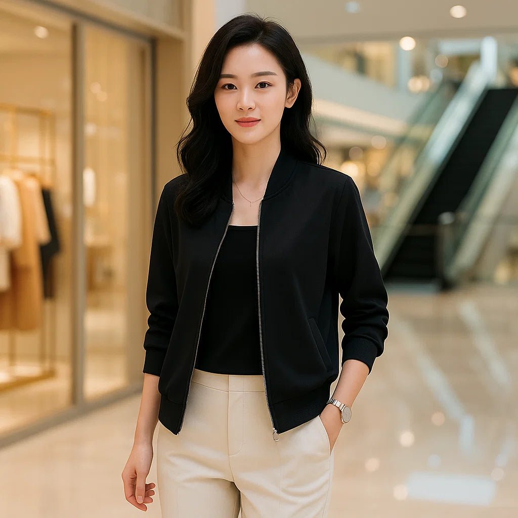 Sukienka Satynowa dla Kobiet – Luźny Krój – Zamek Błyskawiczny – Styl na Cały Rok - vivano - warszawa